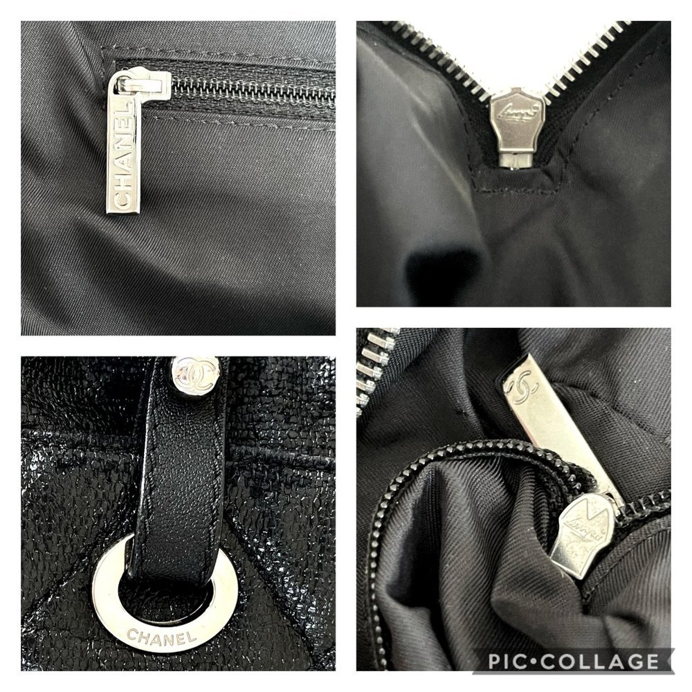 TAKE IT!  Vintage Chanel Paris Biarritz Bowler Tote Bag - Picture 14 of 15